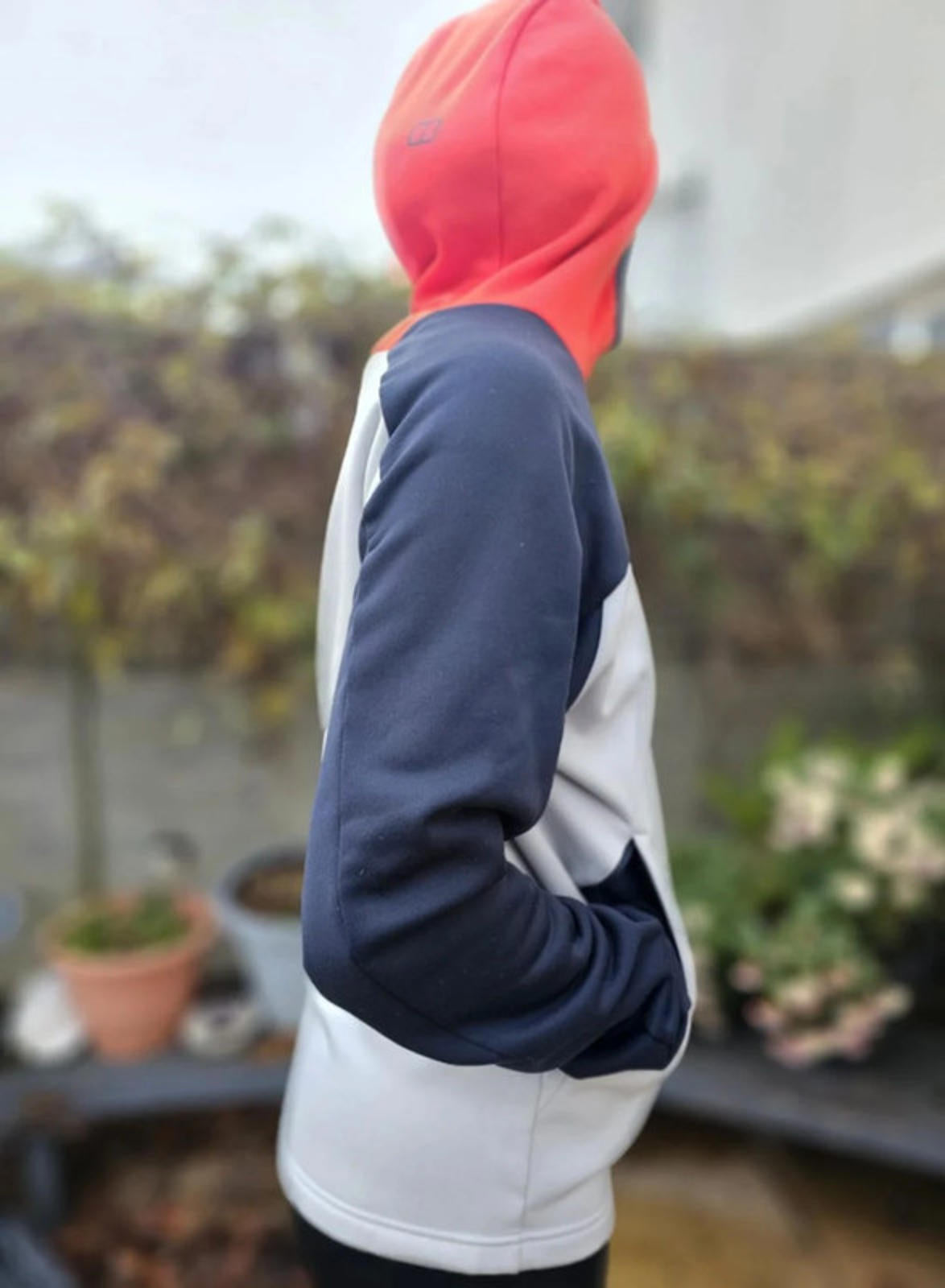 Berghaus Gyber Full Zip Navy/red Hoodie Fleece Streetwear Jacket - S/Small