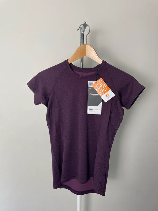 Montane Women’s Short Sleeve Activewear Hiking/Walking Casual Top/T-Shirt - UK 6