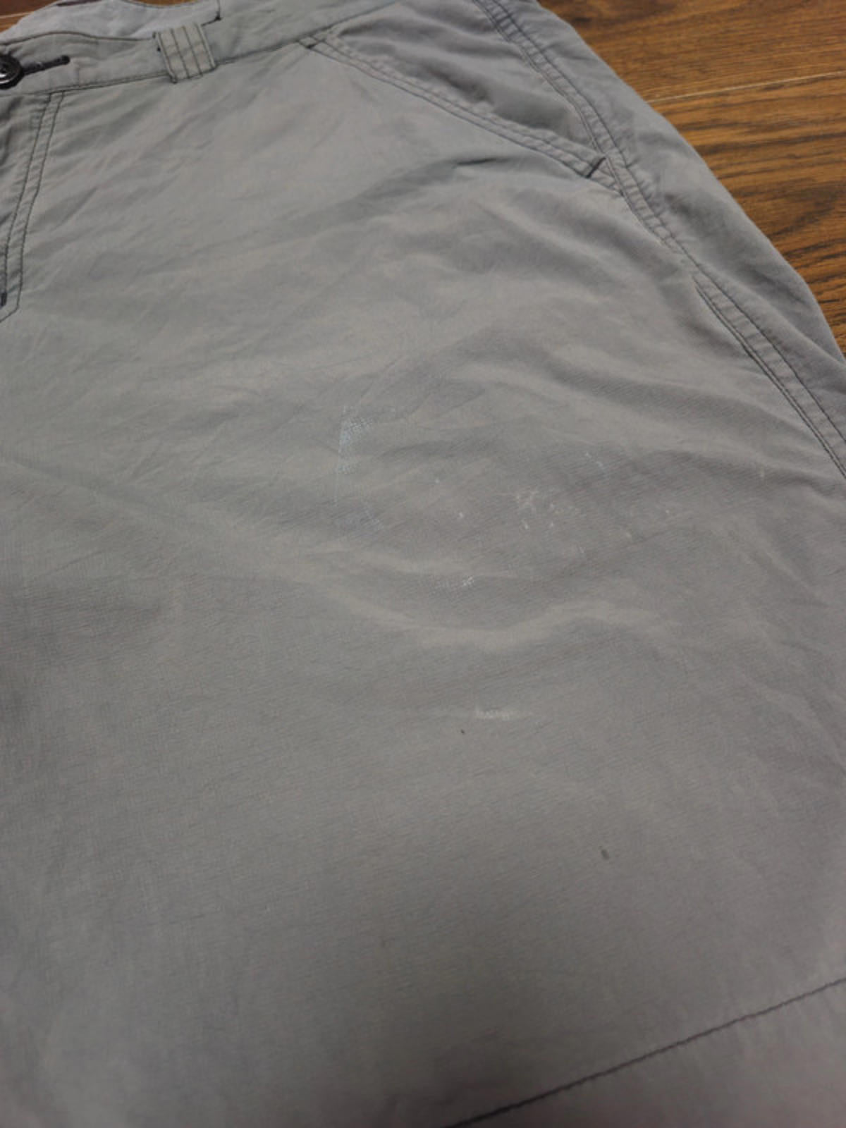 Columbia Omni-Shade Washed Grey Activewear Hiking Sports Cargos Shorts - W38/L9