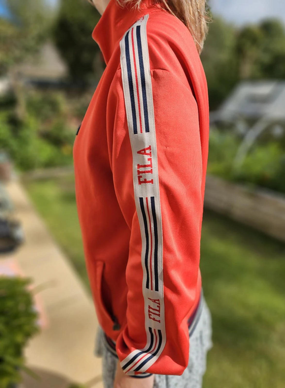 FILA sportswear activewear full zip tracksuit style jacket - s/small M/10