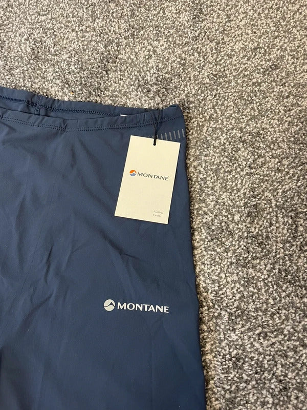Montane Men’s Running Trail Shorts/Tights - M/Medium - Navy