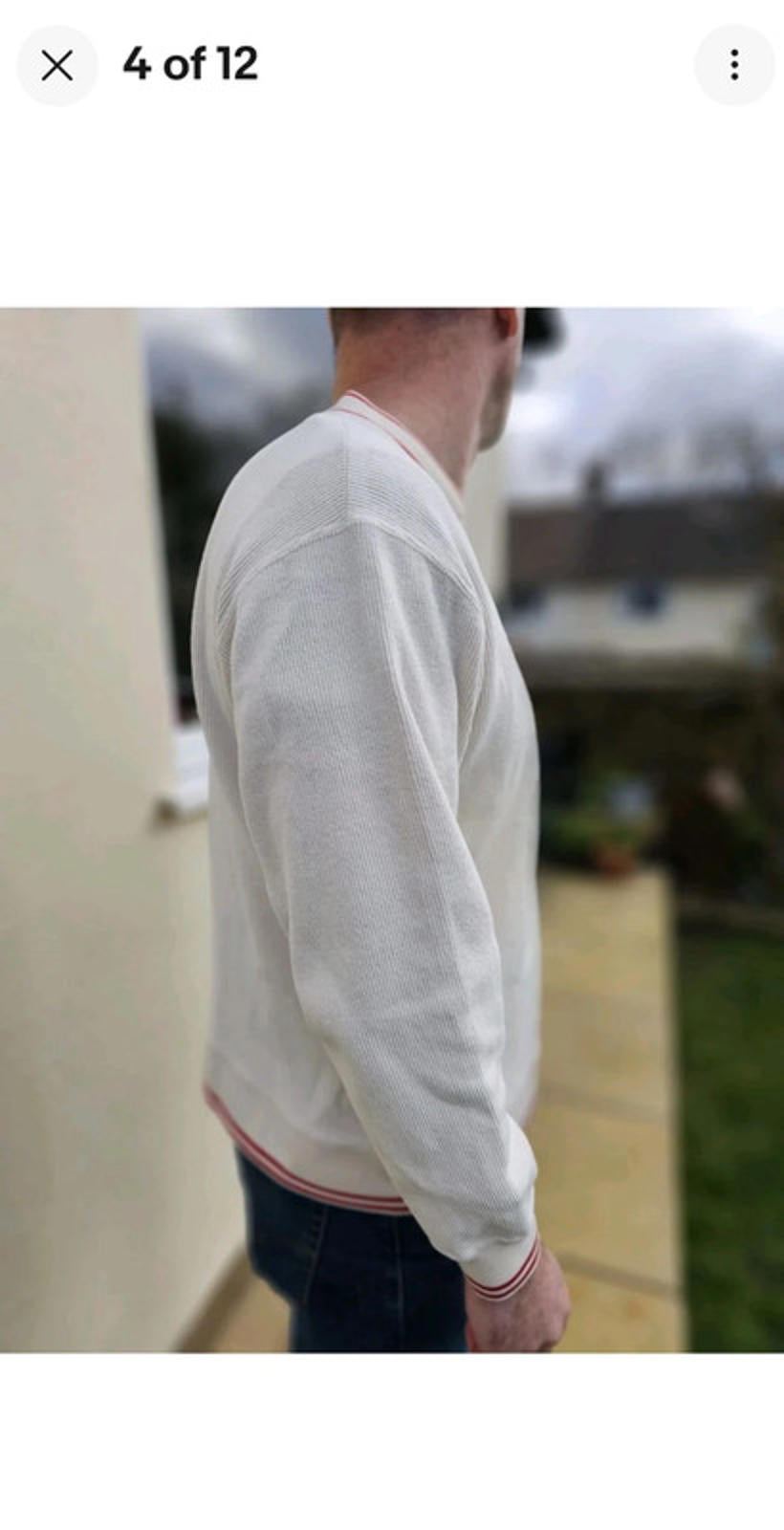 Vintage Quiksilver 90s Pullover V-Neck Jumper Sweater Sweatshirt - M/Medium L