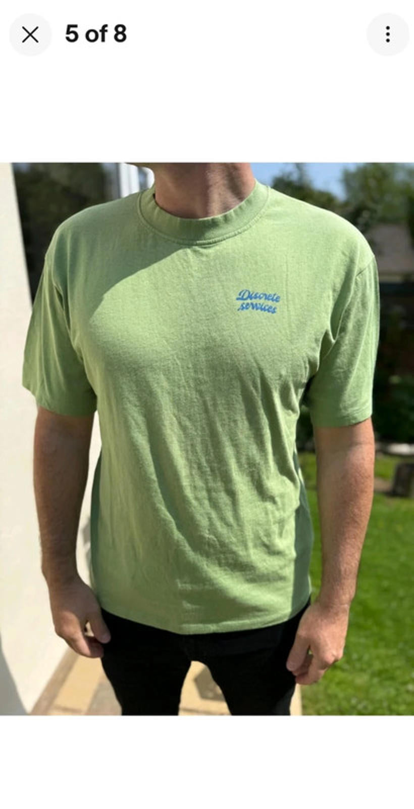 Brand New Mens EDWIN Japan Green Short Sleeve Inspector Tanuki T-Shirt- M/Medium