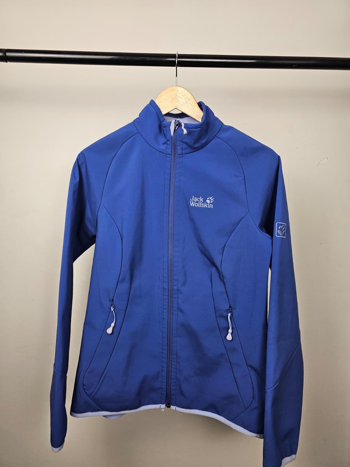 Jack Wolfskin Womens Flex Shield Full Zip Soft Shell Activewear Jacket -UK 12-14