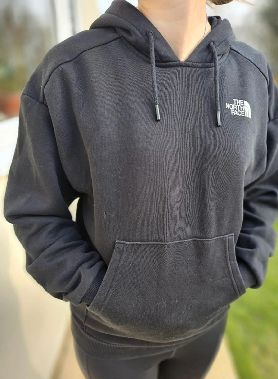The North Face Womens Black Mountain Printed Hoodie - M/Medium
