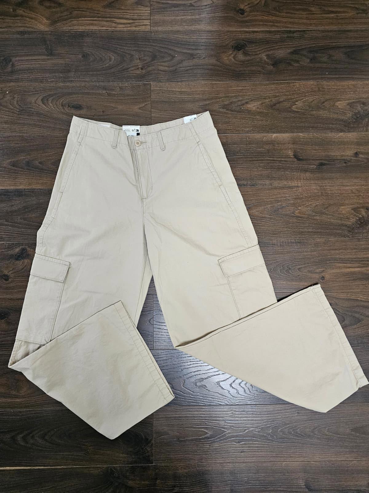 Levi's Womens Beige Cargo Trousers/Pants - W30/L32 - UK 10 - NWT - RRP £100
