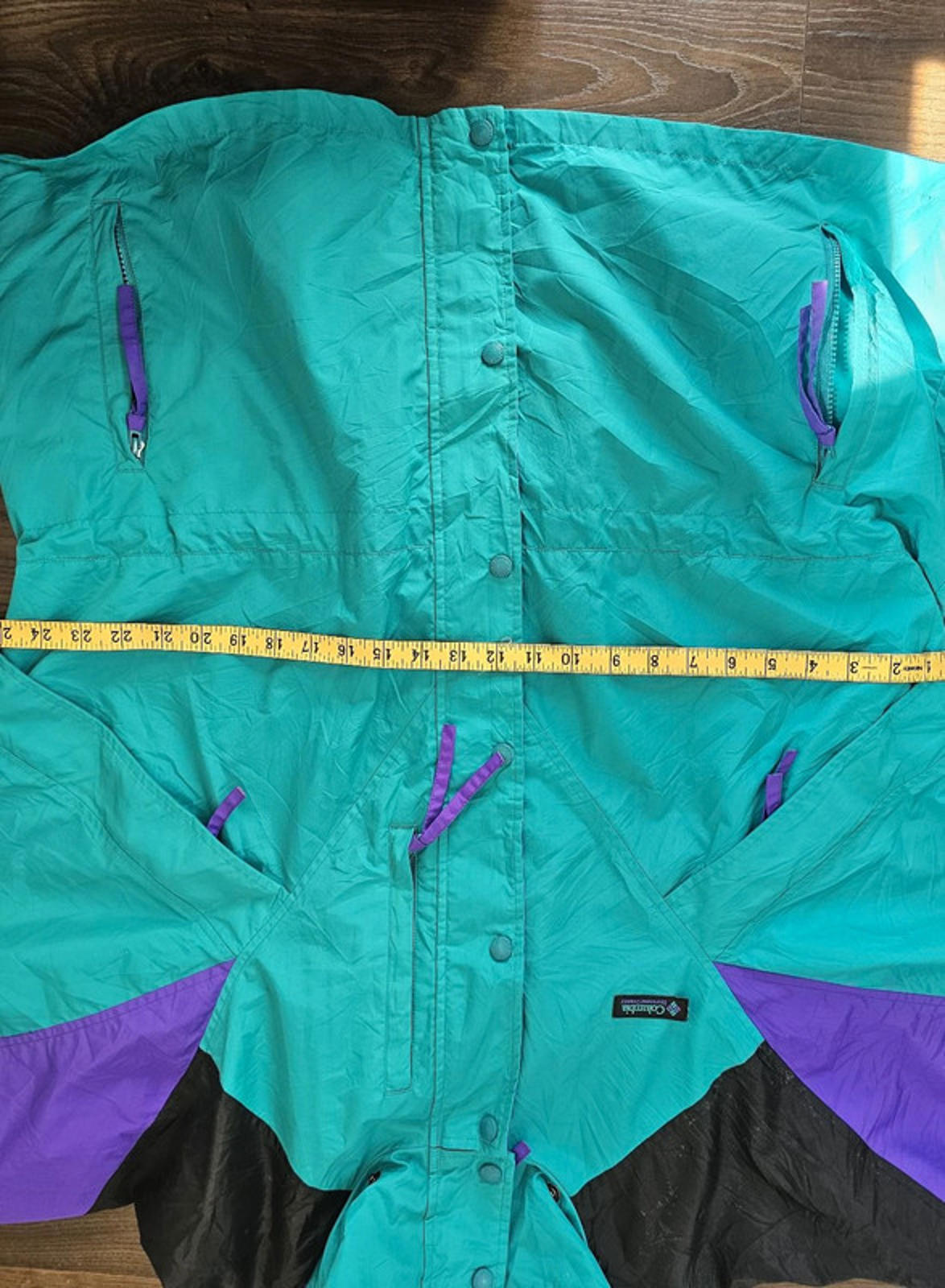 Vintage Columbia Tour De Sport Full Zip Windbreaker/Rain Jacket - L/XL