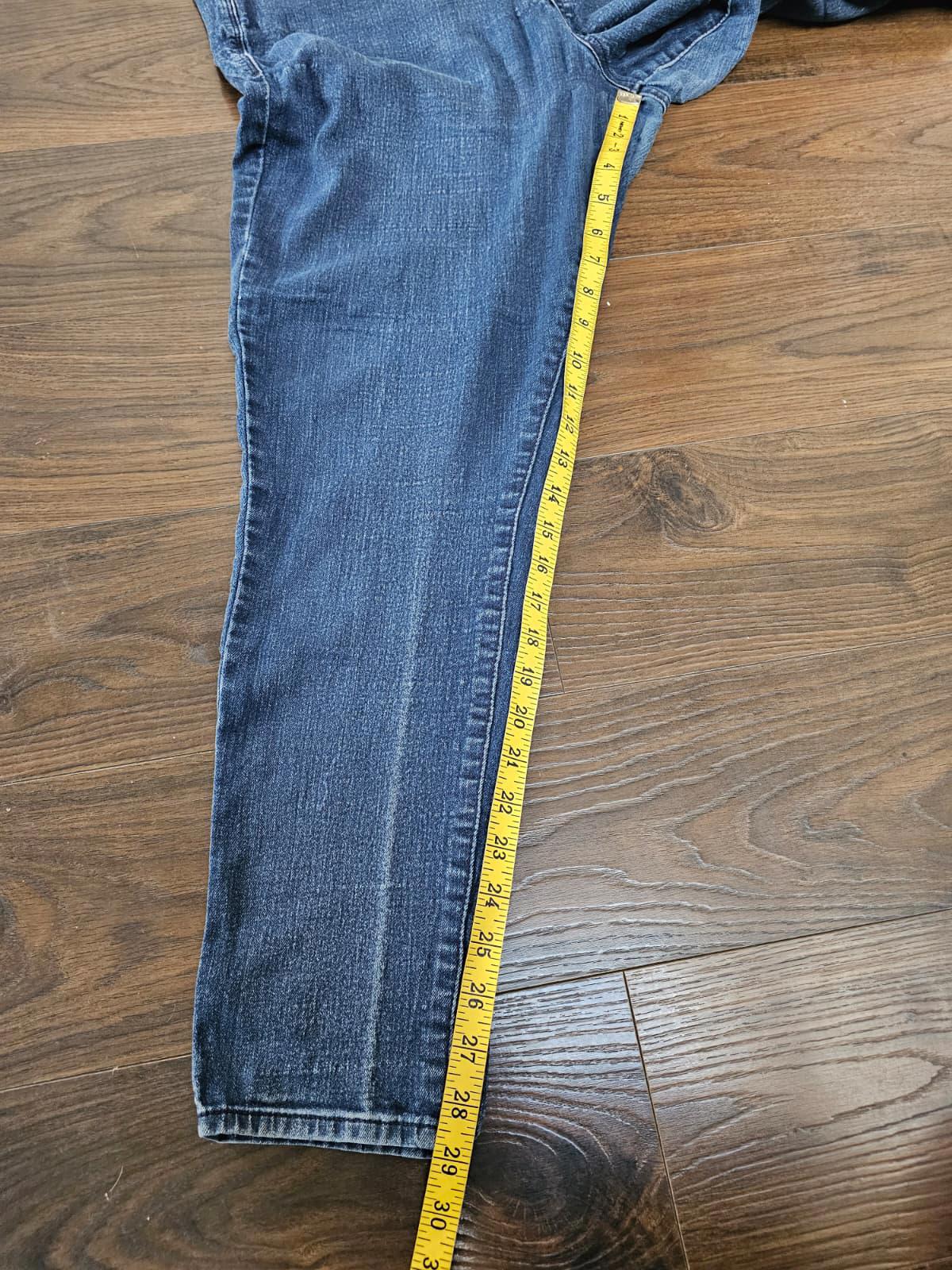 Levi's Womens Blue Slip On Elasticated Jeans/Jegging W38/29L Denim