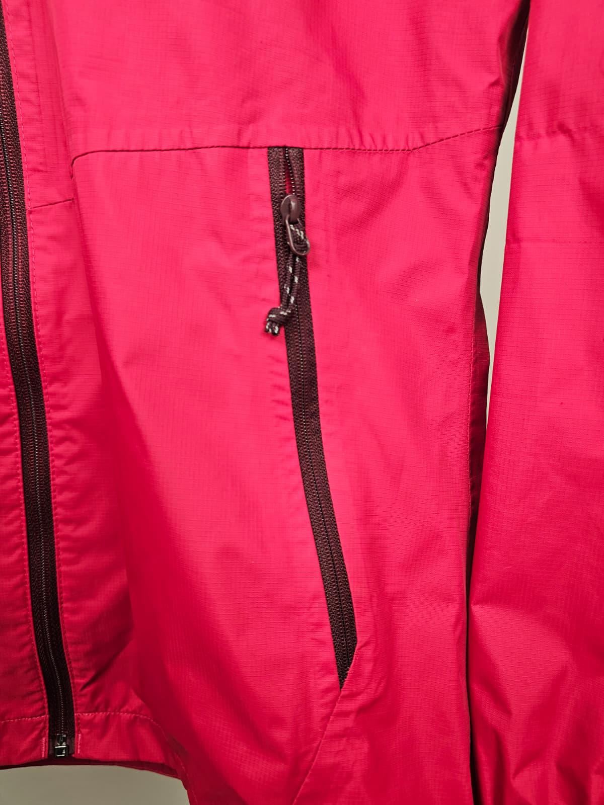 Berghaus Womens Full Zip Hooded Waterproof Windproof Jacket/Coat - UK 12 - Pink