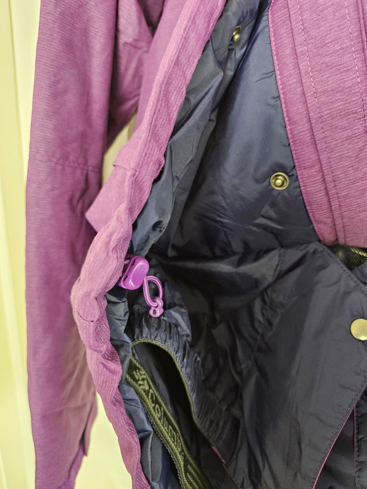 Columbia Womens Reflective Lined Full Zip Hooded Ski/Snowboard Jacket/Coat - S