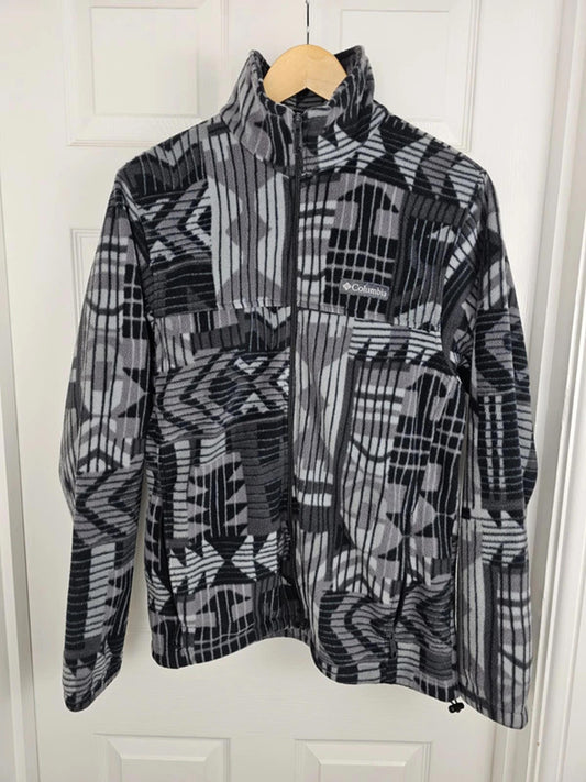 Columbia Mens Aztec/Geo Print Full Zip Fleece Jacket - S/Small - Multicolour