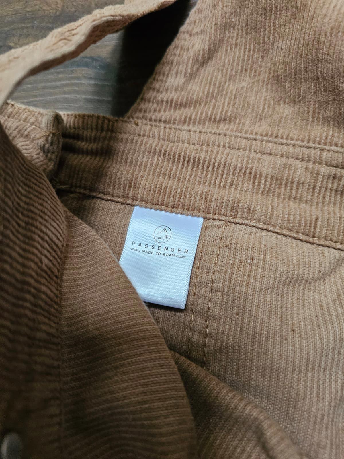 Passenger Womens Corduroy Dungarees - XL/Extra Large - Brown