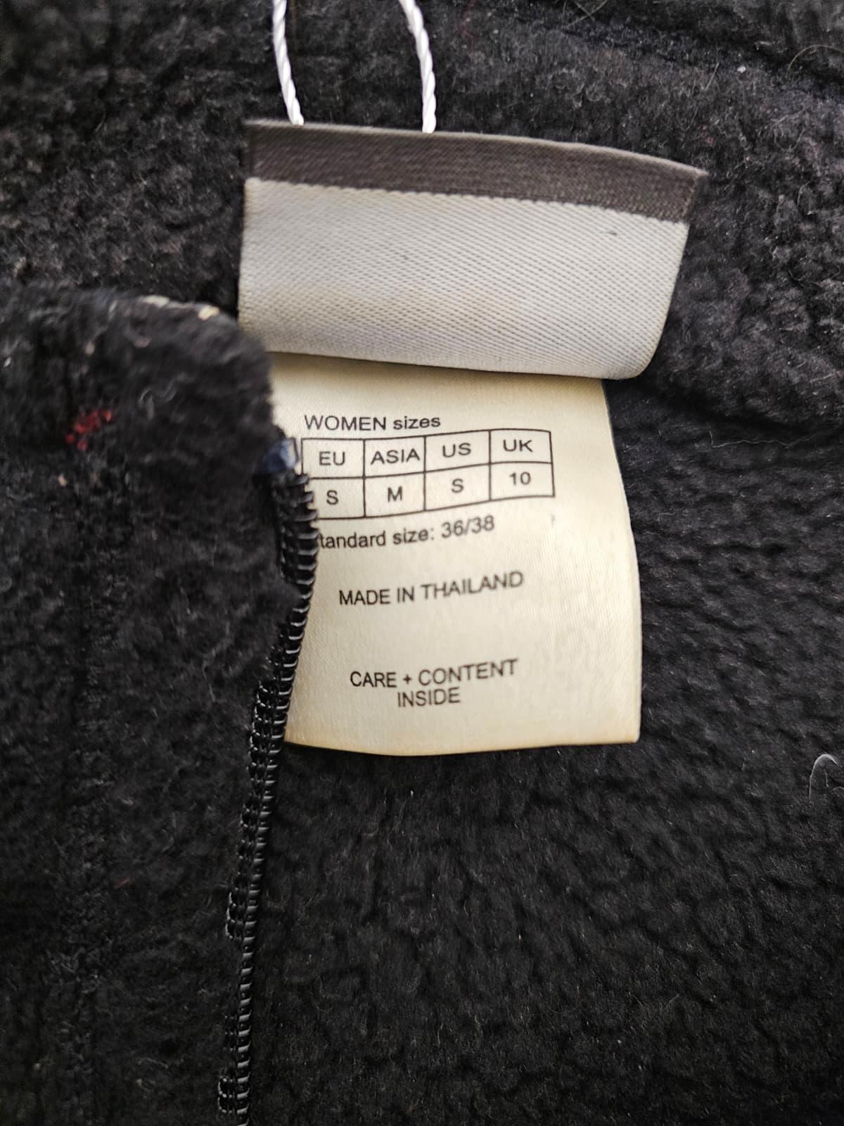 Jack Wolfskin Womens Pullover 1/4 Zip Y2K Floral Paw Fleece Jumper - 10