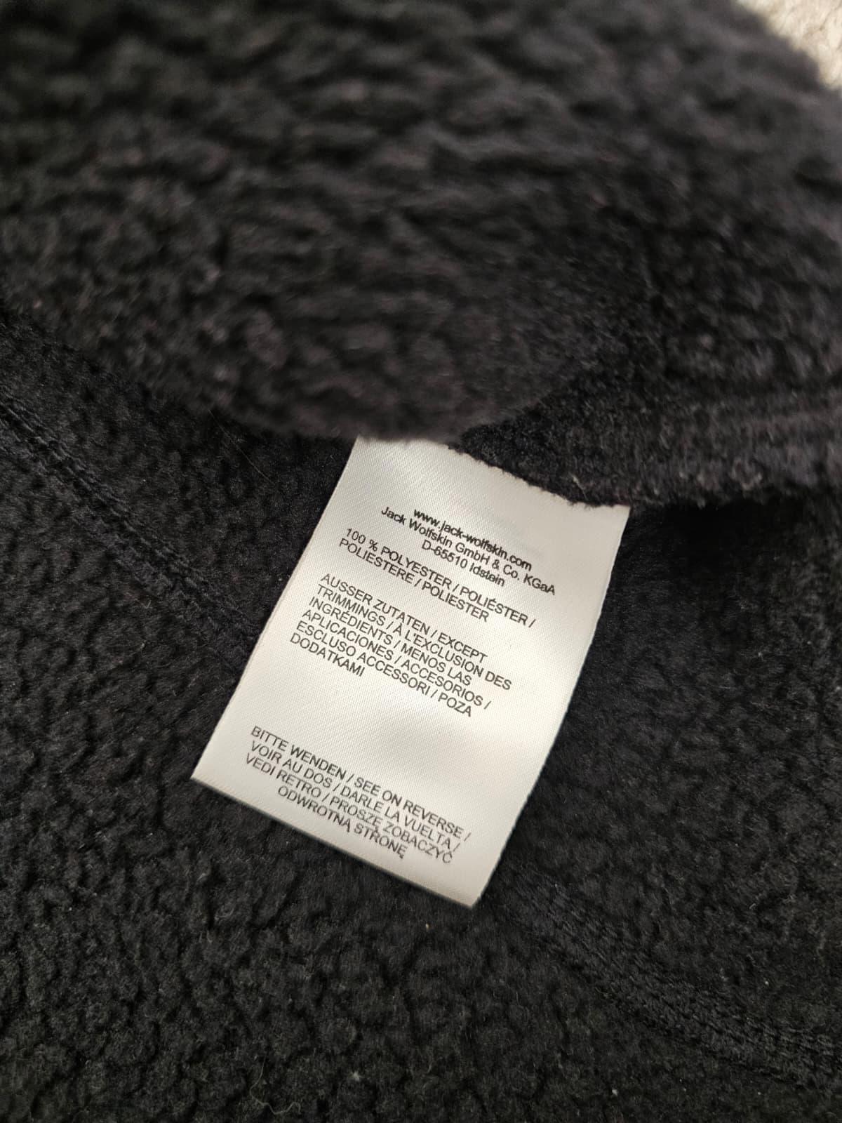 Jack Wolfskin Womens Pullover 1/4 Zip Y2K Floral Paw Fleece Jumper - 10