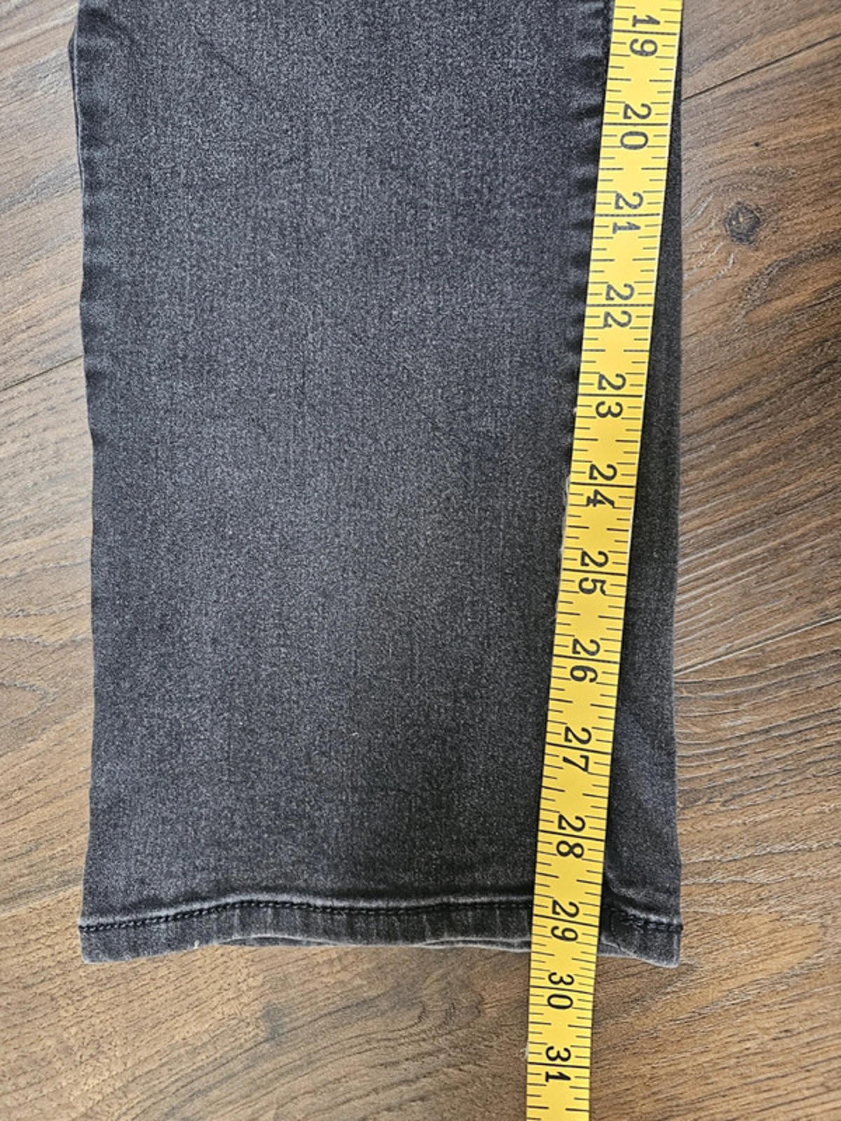 Levi's Womens Black Jeans Signature Curvy Straight W30/29L Denim Trousers