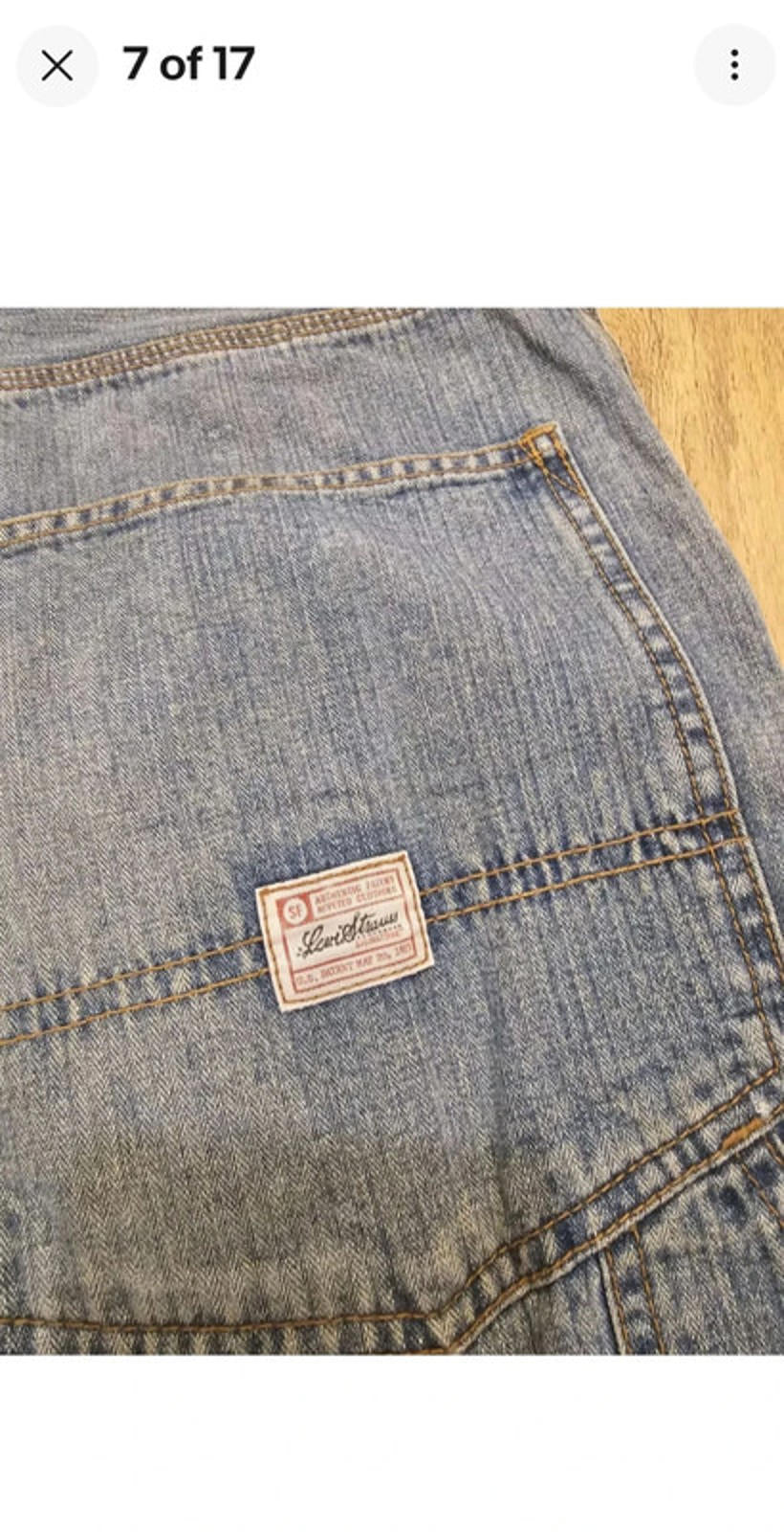 Levi's Vintage Blue Jeans Signature Carpenter Fit - W36/30L