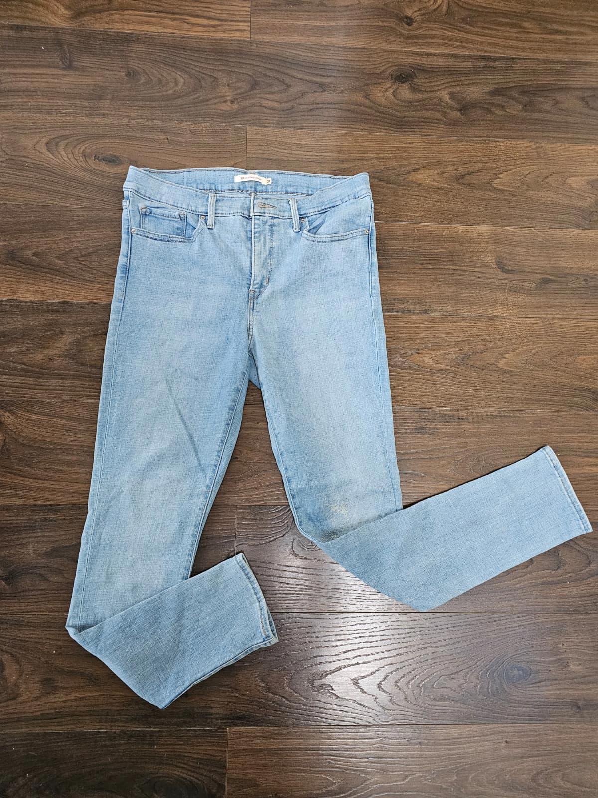 Levi's Womens Blue Jeans 311 Shaping Skinny Fit W31/29L Denim Trousers Bottoms
