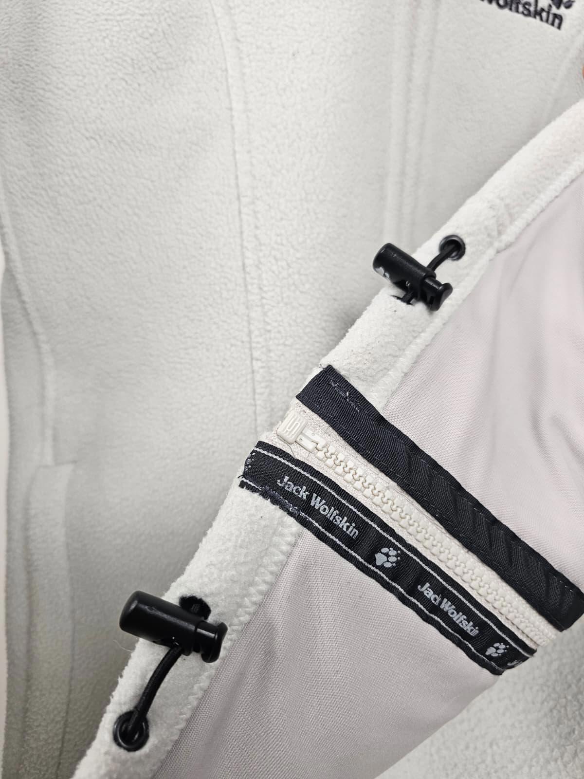 Jack Wolfskin Nanuk Y2K 2000's Embroidered Full Zip Fleece Jacket - UK 8