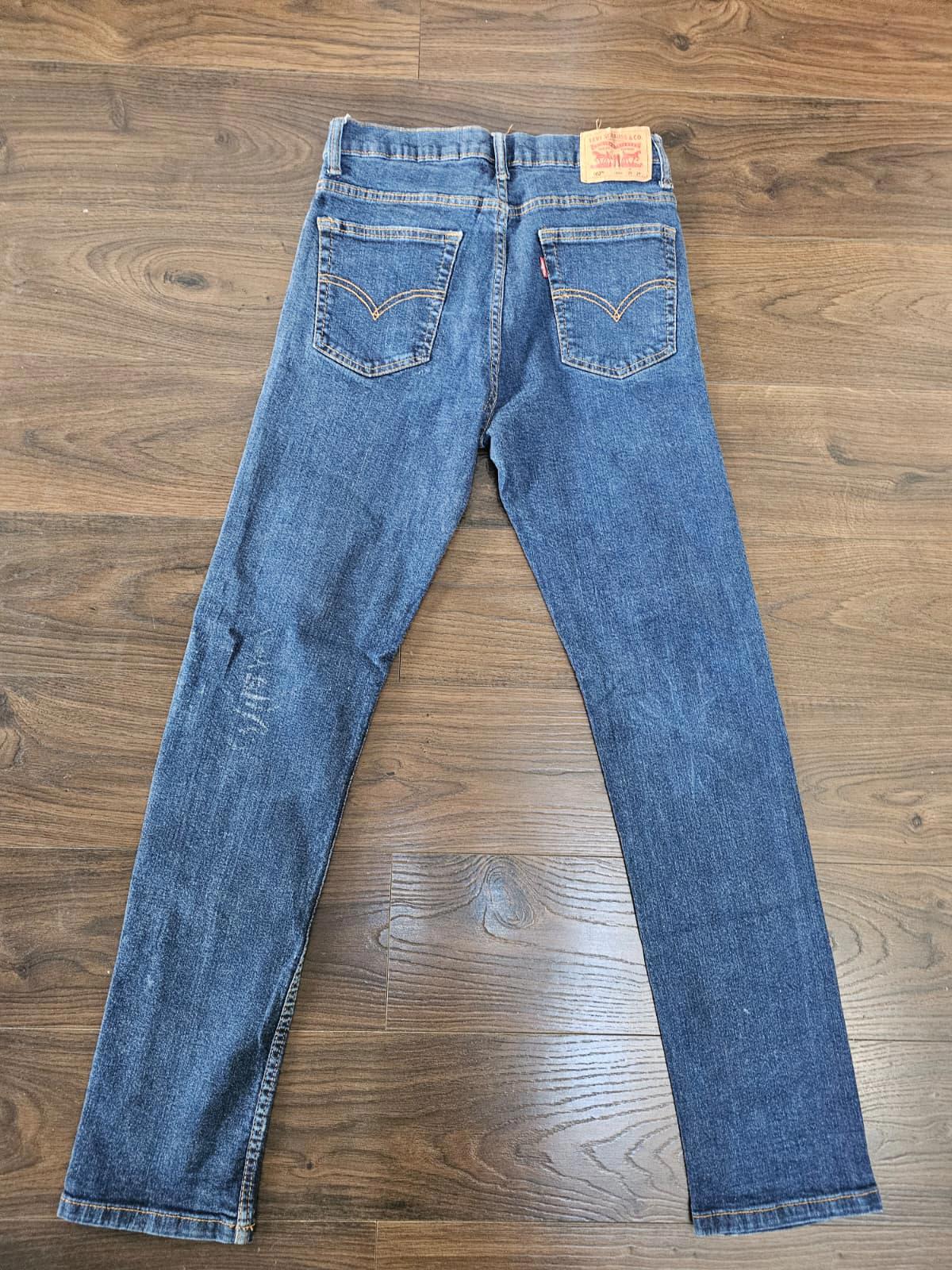 Levi's Teens/Small Mens Blue Jeans 502 Regular Taper Fit W28/30L Denim