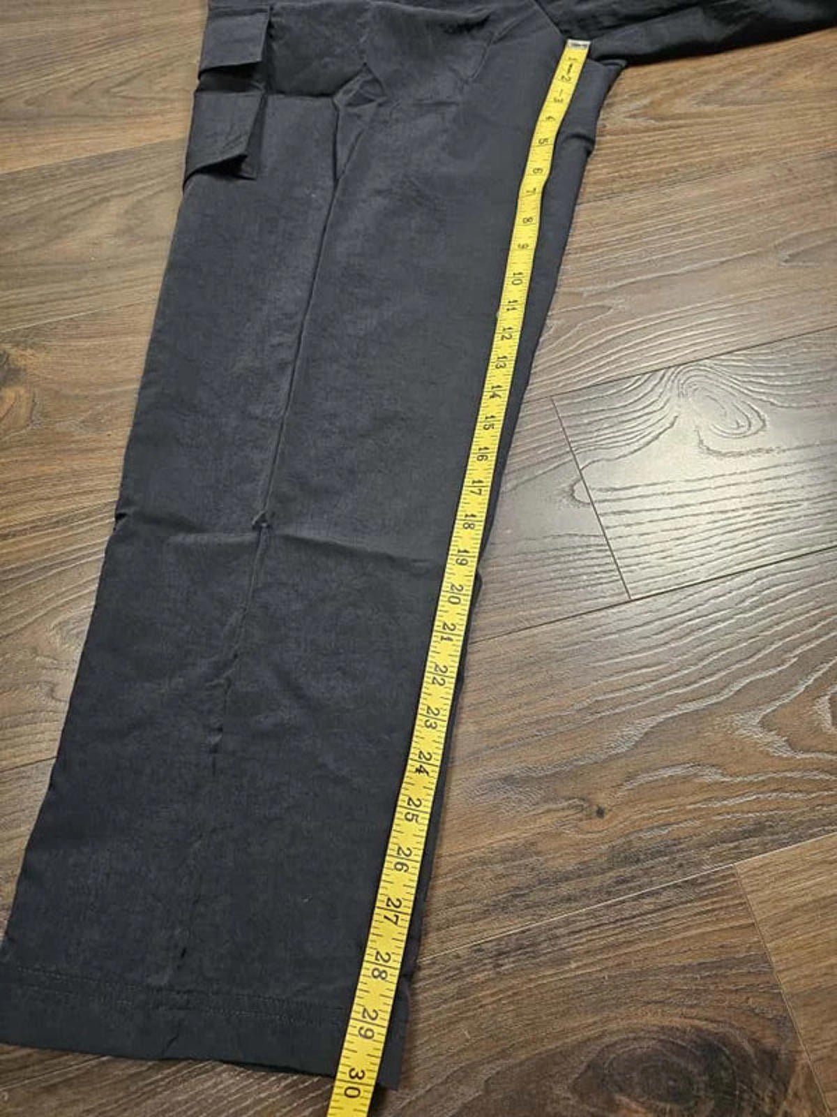 Nike Womens Black High-Rise Woven Cargo Pants/Trousers - S Small