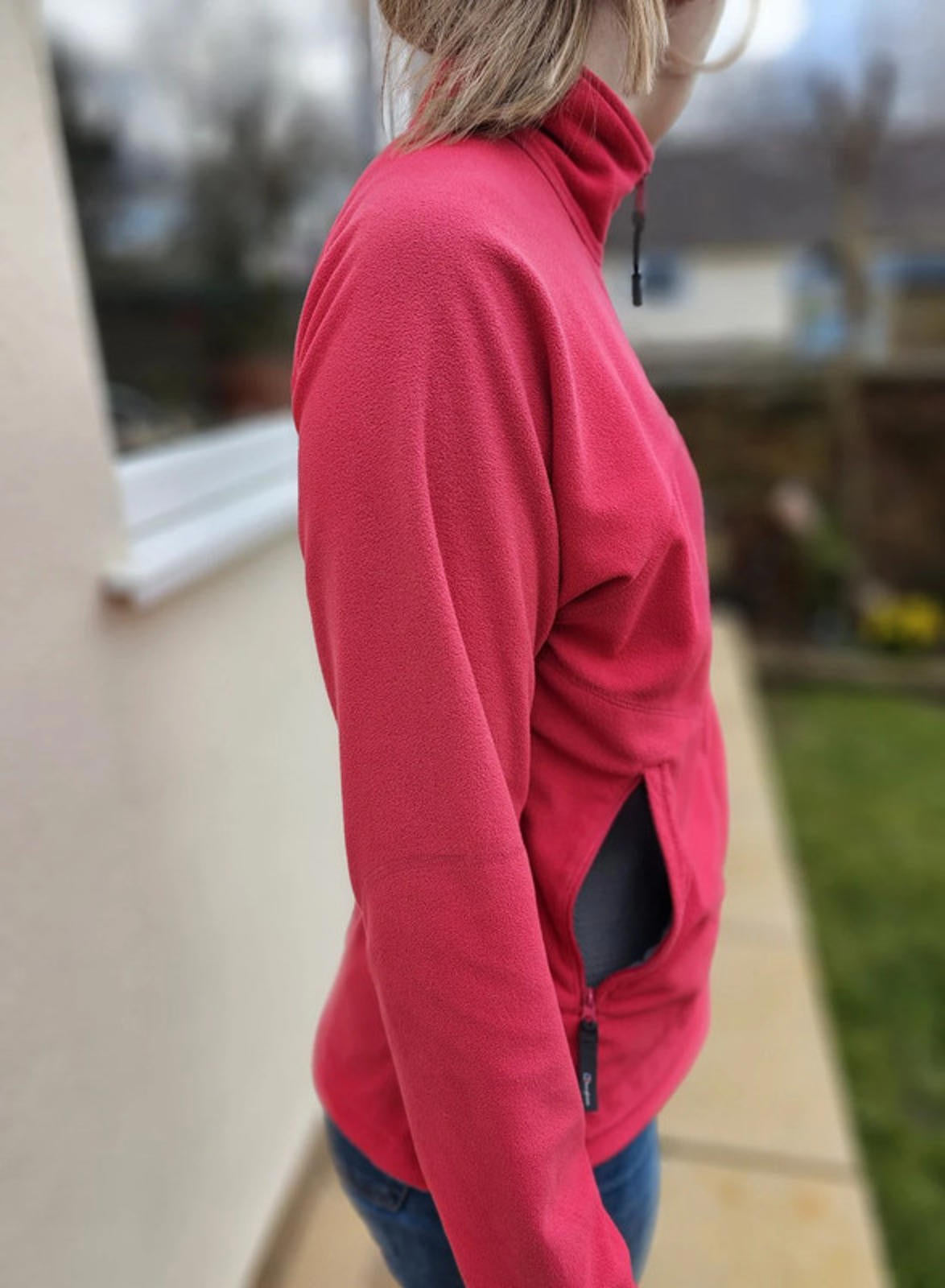 Berghaus Womens Full Zip Red Fleece Jacket UK - UK 12