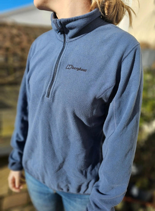 Berghaus Womens 1/4 Zip Pullover Fleece Jumper - 14