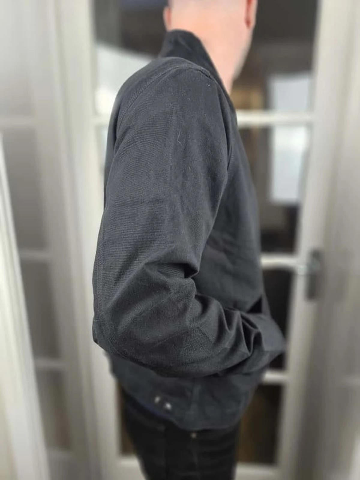 Carharrt Rugged Flex Loose Fit Blanket Lined Detroit Jacket - M/Med - Black