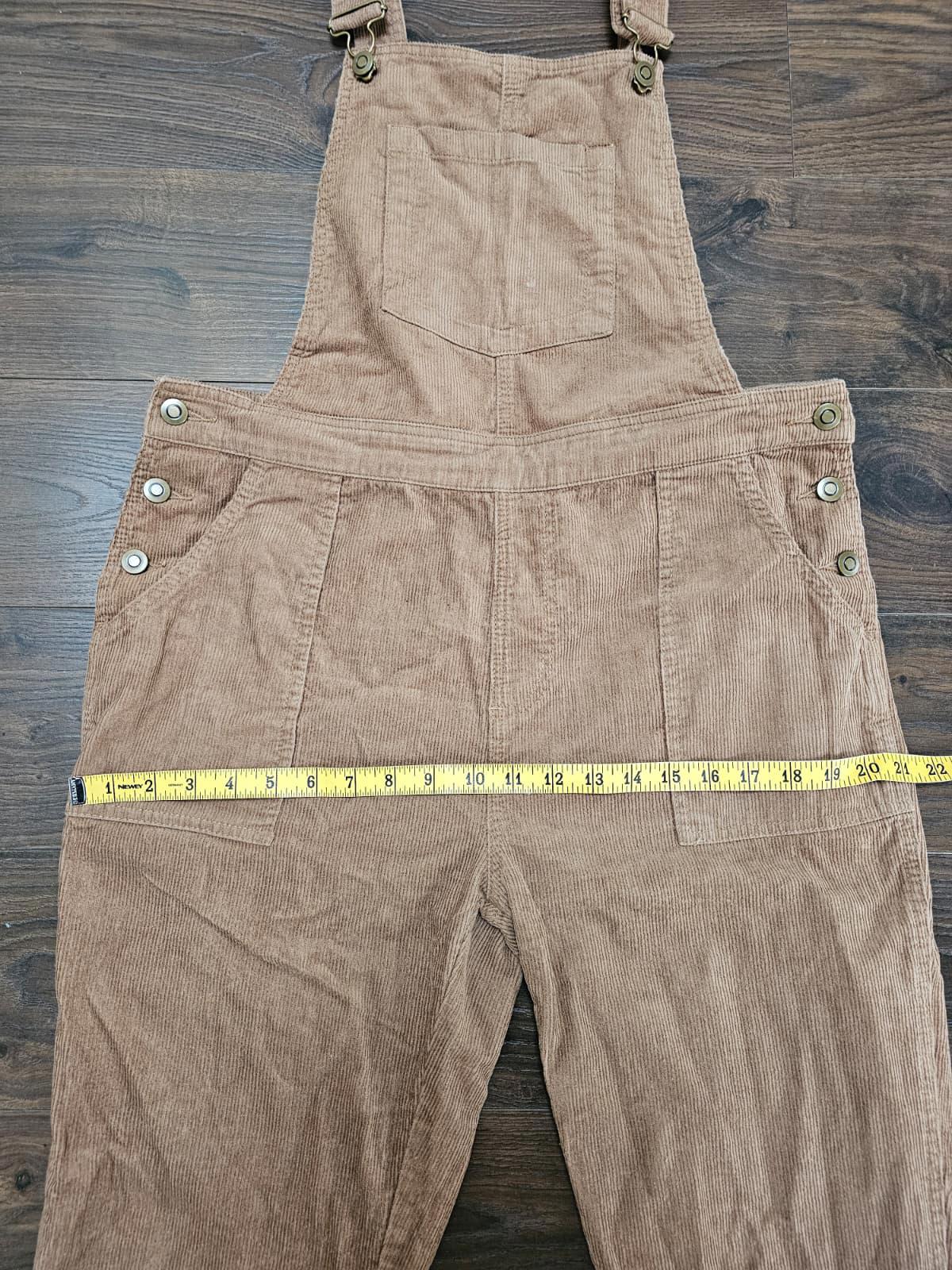 Passenger Womens Corduroy Dungarees - XL/Extra Large - Brown