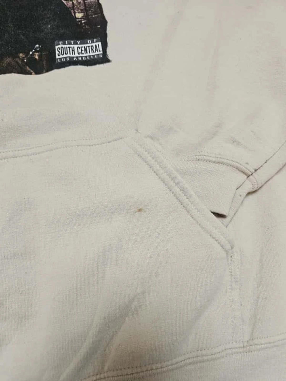 Boyz N The Hood Beige Pullover Hoodie-  Unisex - L/Large Rap Hip Hop Streetwear