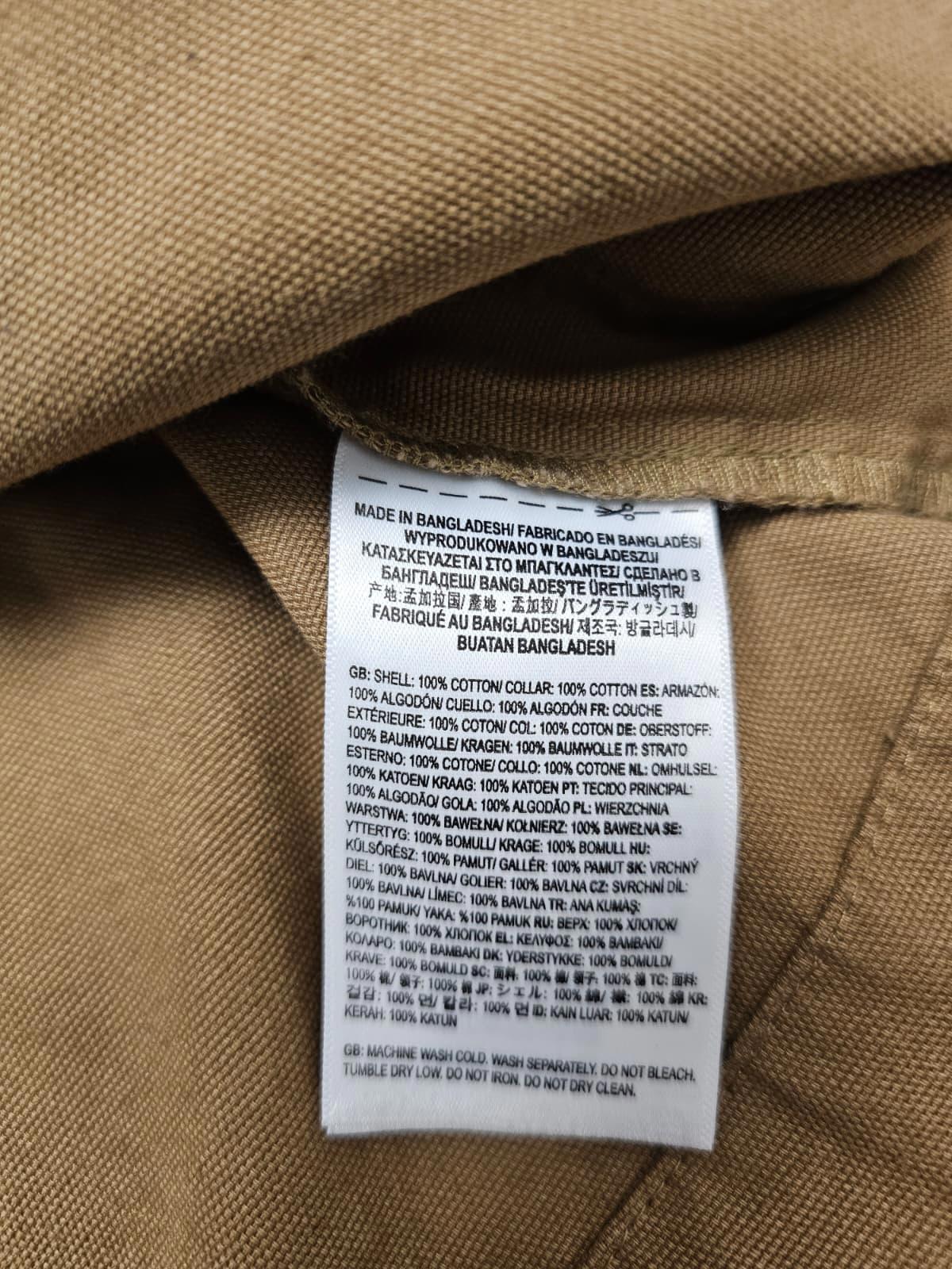 VANS Mens Button Up Chore Jacket/Coat - M/Medium - Dark Beige