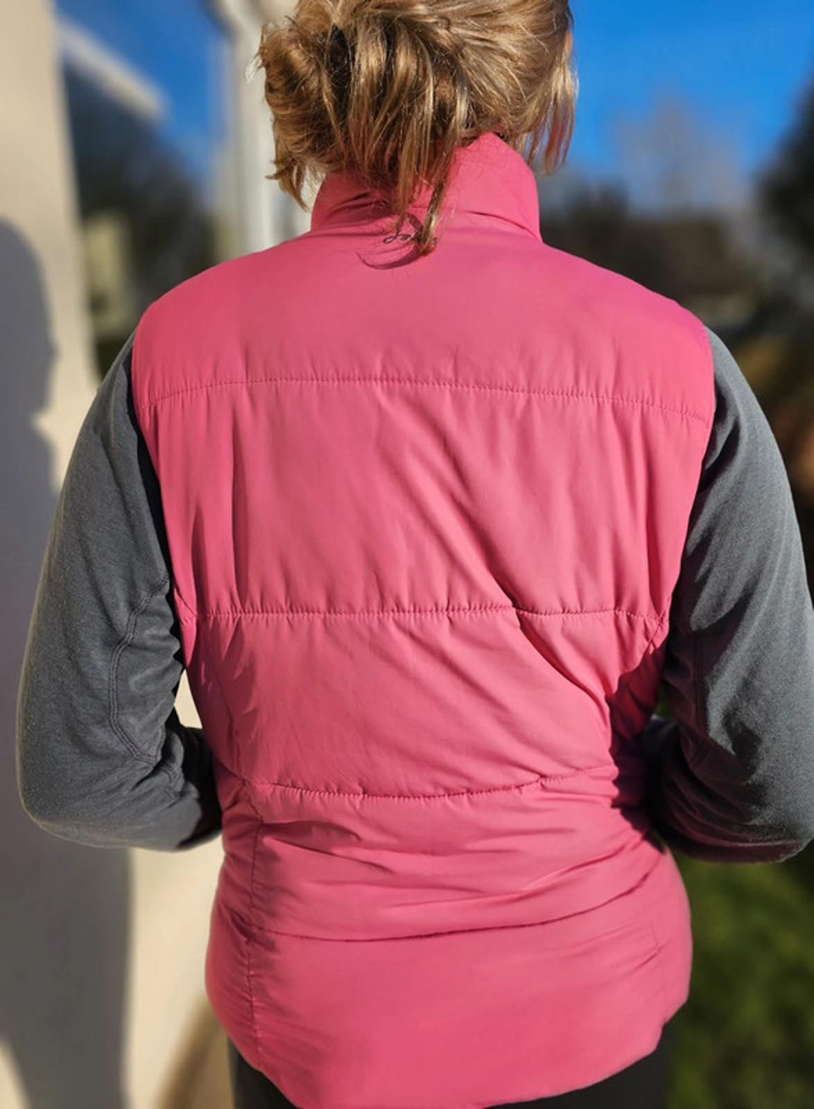 Joules Pink Insulated Body Warmer Vest Gillet - UK 12