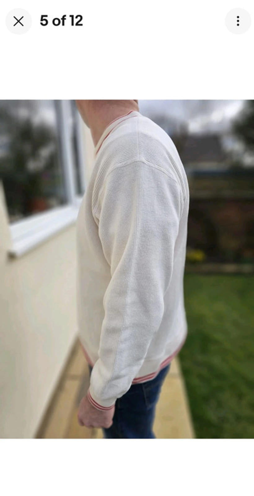 Vintage Quiksilver 90s Pullover V-Neck Jumper Sweater Sweatshirt - M/Medium L