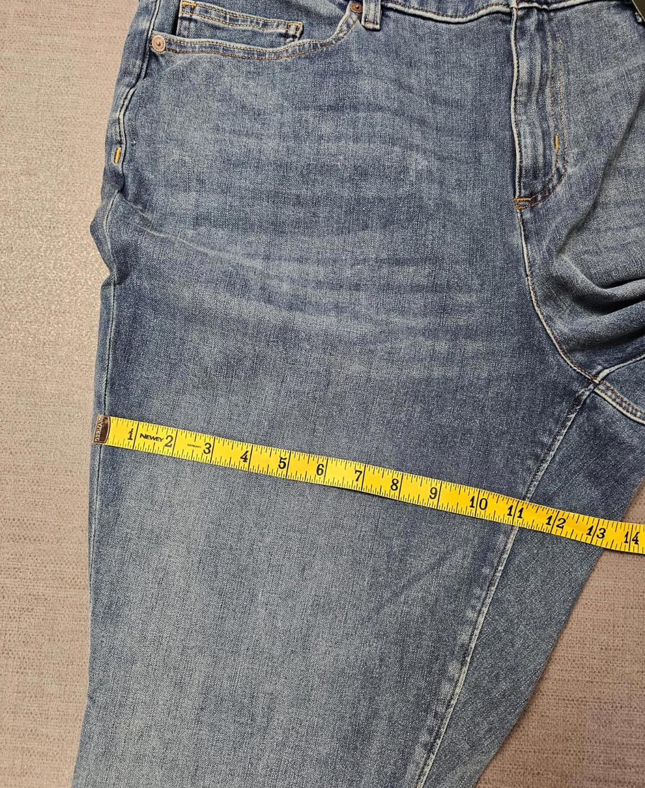 Lands End Women's Blue Denim Jeans Stretchy Waist - UK 26 - W40/29**