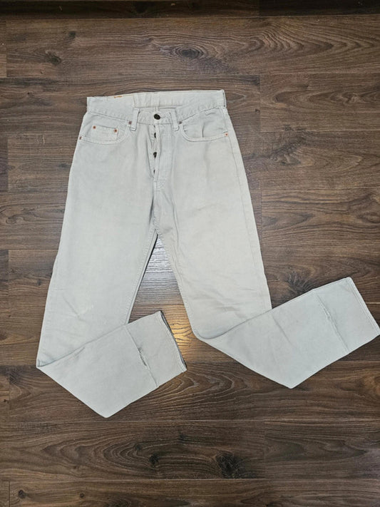 Levi's Vintage Orange Tab Jeans 614 02 Regular Straight Fit W31/34L Denim