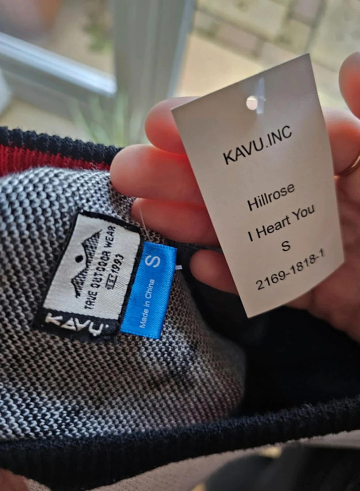Kavu Hill Rose Pullover Mountain Heart Sweater Jumper - New With Tags- S/Small M