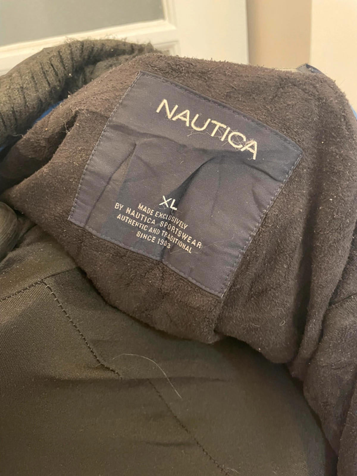 Vintage Nautica Full Zip Fleece Jacket - XL/Extra Large Warm Winter Autumn Sport Sailing