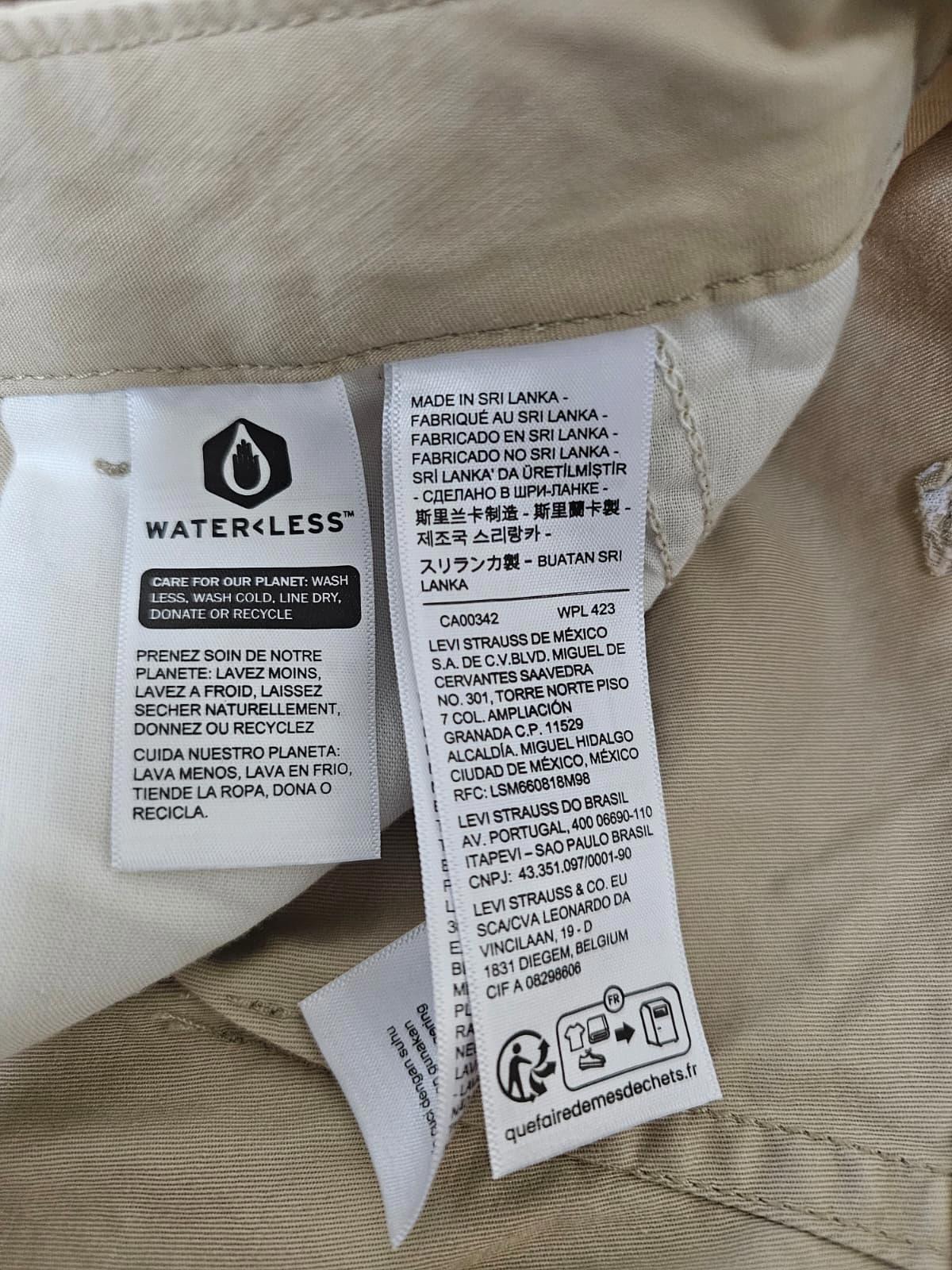Levi's Womens Beige Cargo Trousers/Pants - W30/L32 - UK 10 - NWT - RRP £100