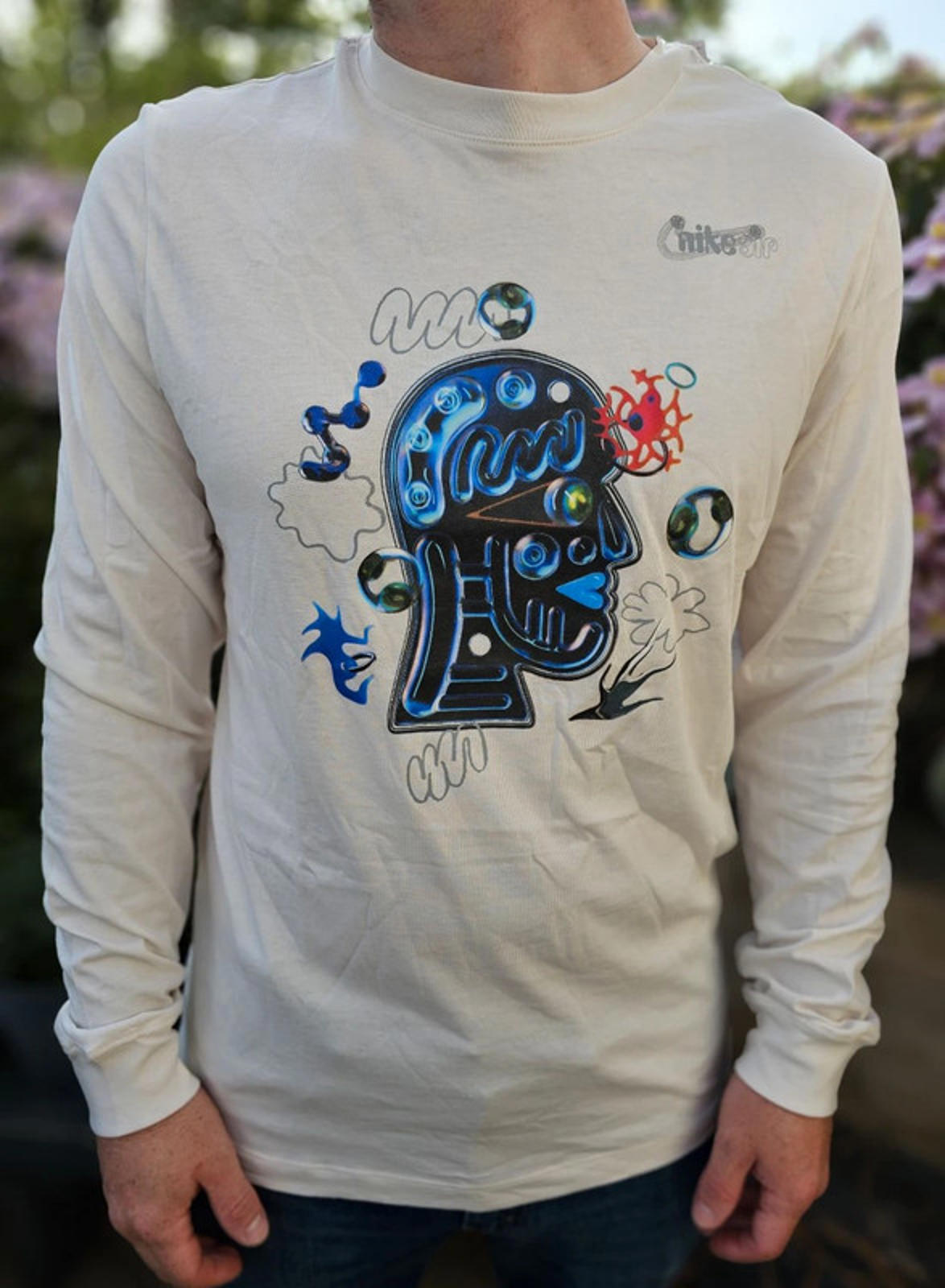 Nike Air Long Sleeve Printed Graphic T-Shirt New WIth Tags - L/Large**