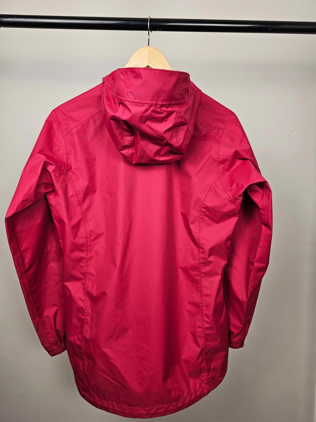 Berghaus Womens Full Zip Hooded Waterproof Windproof Jacket/Coat - UK 12 - Pink