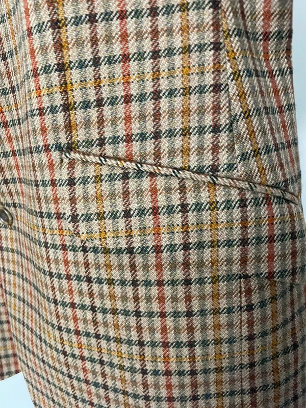 John G Hardy Made In Britain All Wool check Sports Jacket Country Blazer 42