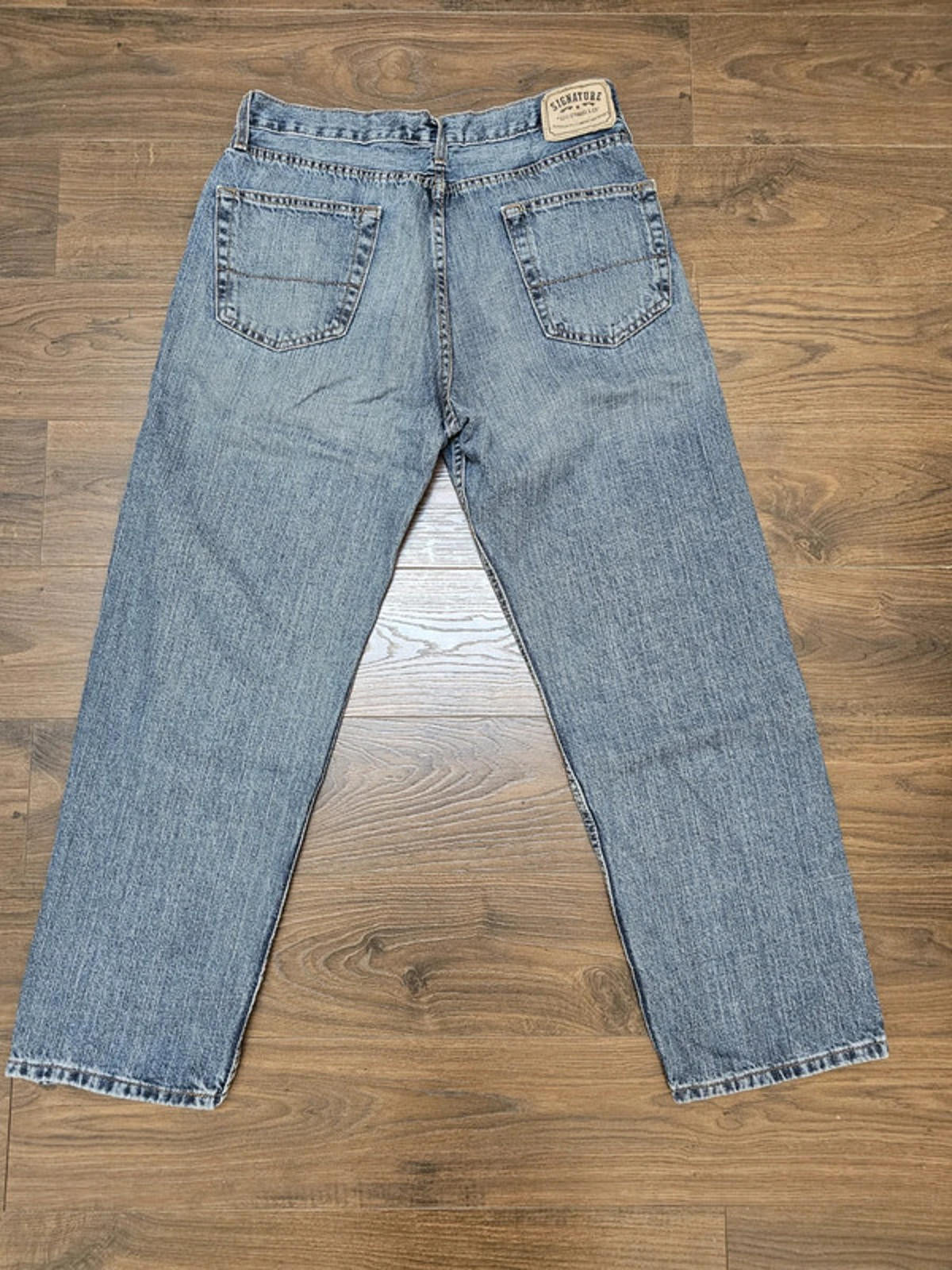 Levi's Mens Blue Jeans Relaxed Fit W33/29L Denim Trousers Bottoms