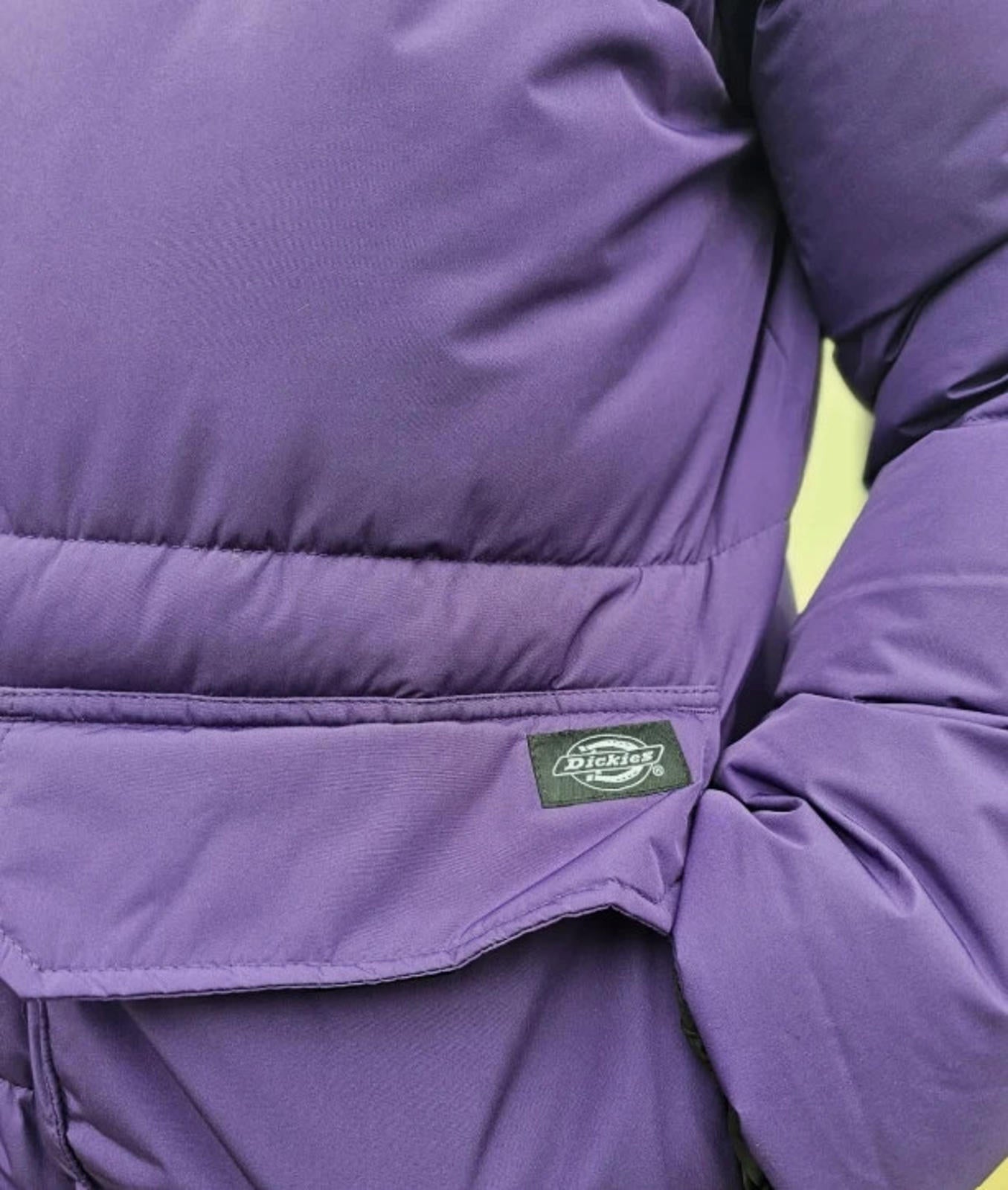 Awesome Dickies Olaton Jacket Deep Purple Puffer Jacket - M/Medium