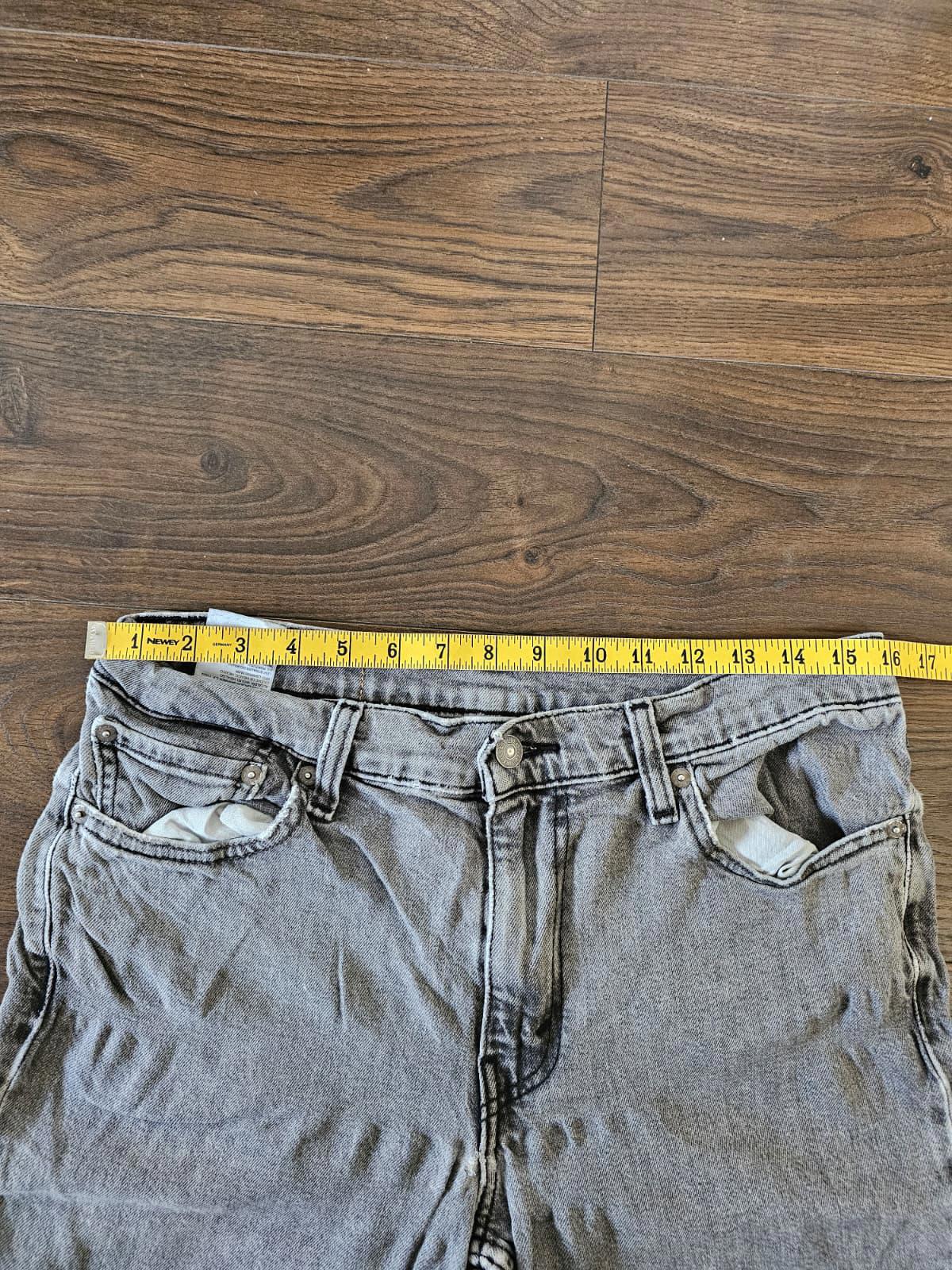 Levi's Mens Grey Jeans 511 Slim Fit - W32/34L - Denim Trousers Bottoms