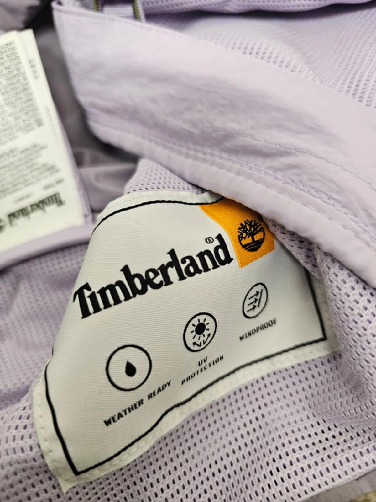 Timberland Womens Full Zip Wind Proof Hooded Windbreaker Jacket - XS/Extra Small