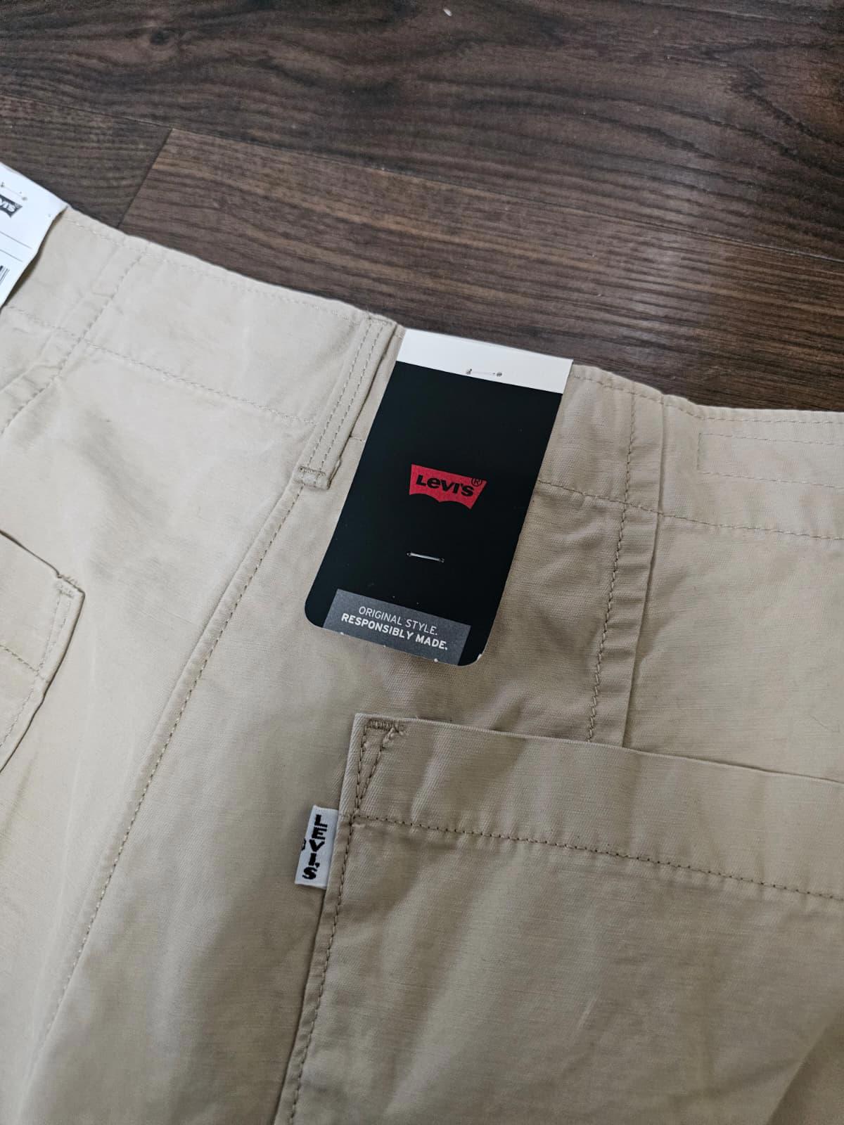 Levi's Womens Beige Cargo Trousers/Pants - W30/L32 - UK 10 - NWT - RRP £100