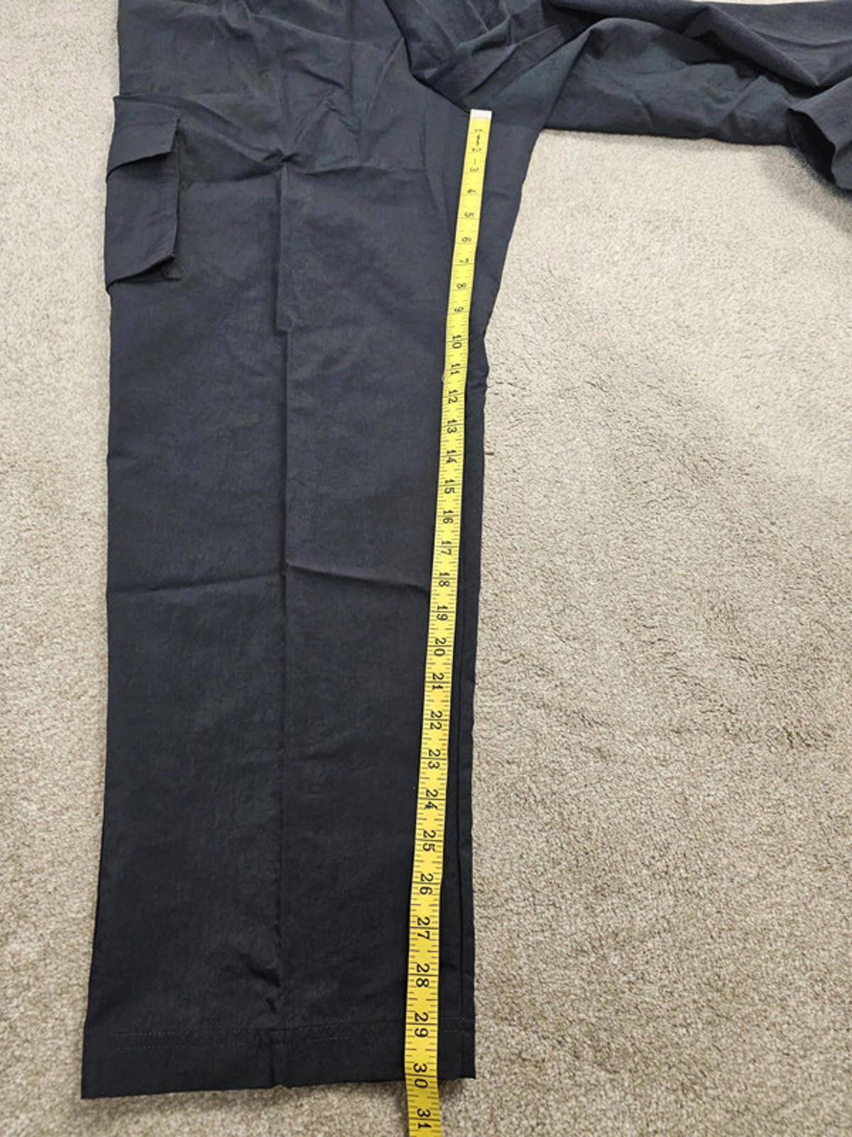 Nike Womens Black High-Rise Woven Cargo Pants/Trousers - M/Medium / 12-14