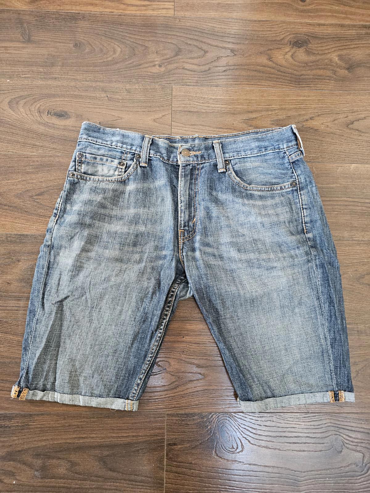 Levi's Mens Blue Jeans Denim Shorts/Jorts 511 Slim Fit - W34/10L