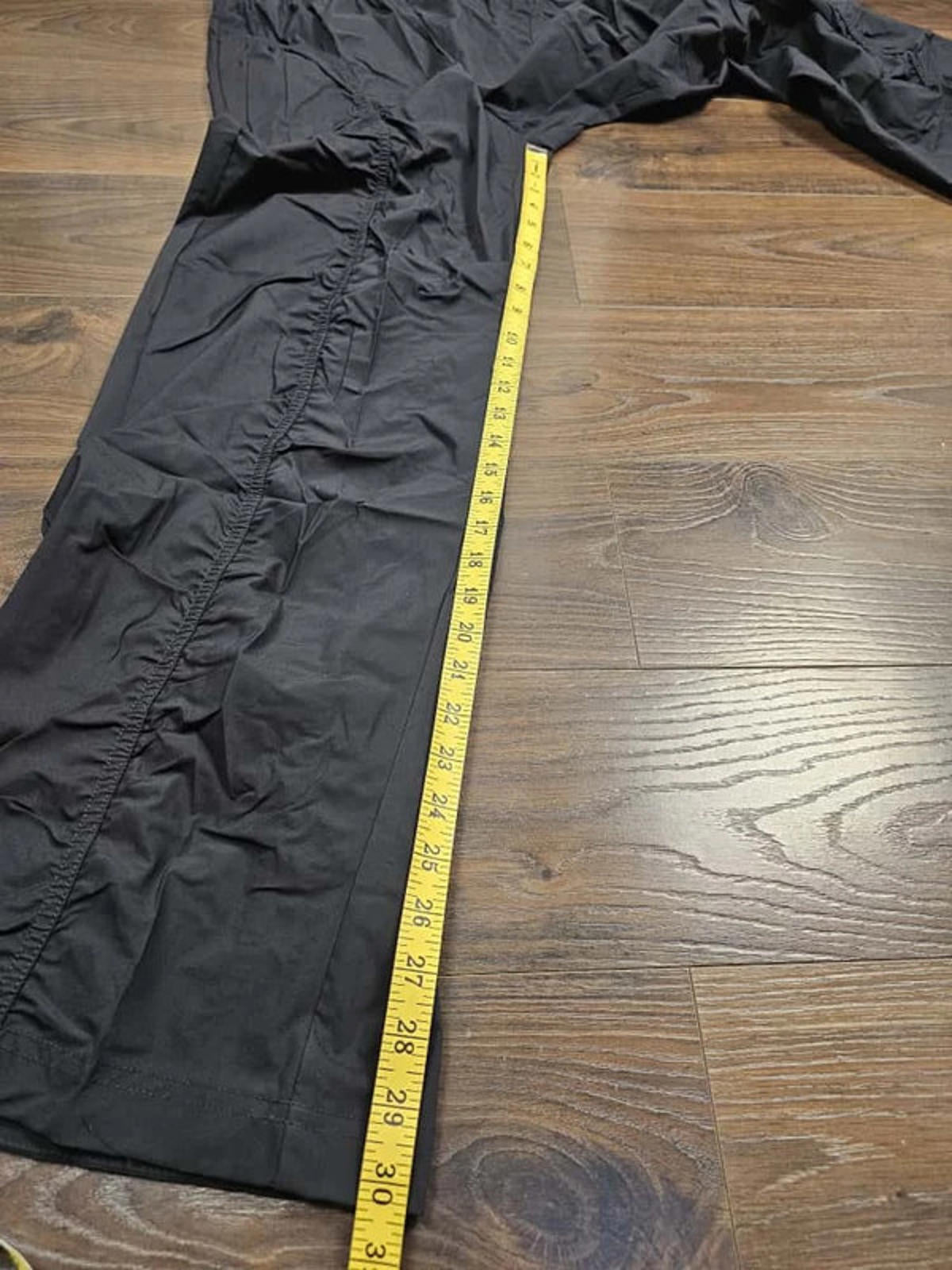 Nike Womens Icon Clash Black Ruched Woven Trousers/Pants - S/Small