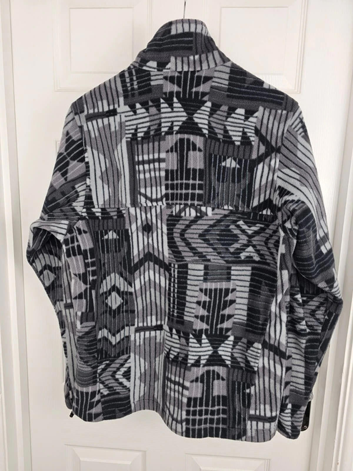 Columbia Mens Aztec/Geo Print Full Zip Fleece Jacket - S/Small - Multicolour