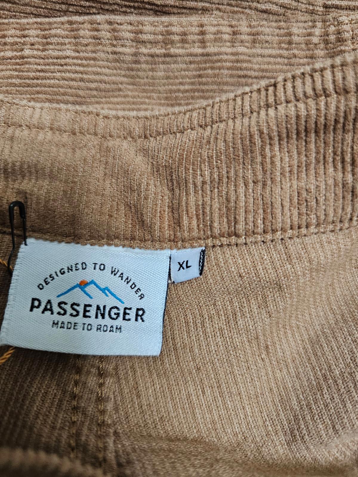 Passenger Womens Corduroy Dungarees - XL/Extra Large - Brown